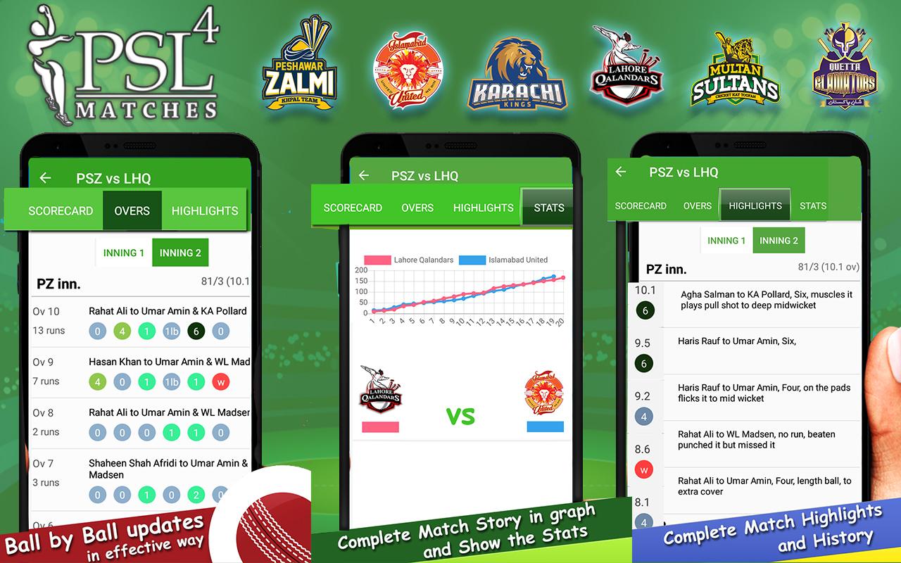 New app has been introduced to update PSL matches | PSL ...