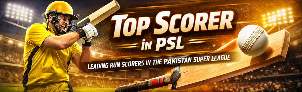 Top scorer in PSL — leading run scorers in the Pakistan Super League